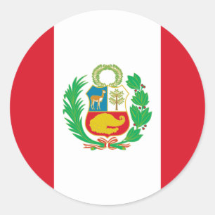 Adesivo Bandera del Perú - bandeira de Peru
