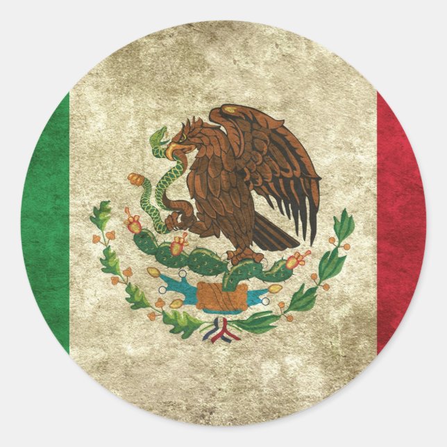 Adesivo Bandera do México - Bandeira do México (Frente)