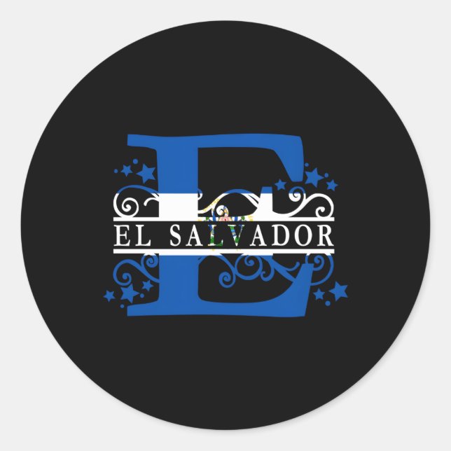 Adesivo Bandera El Salvador Bandeira Orgulho Salvadoriano (Frente)