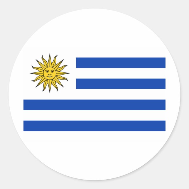 Adesivo Bandera Uruguai (Frente)