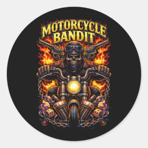 Adesivo Bandido de Motocicleta