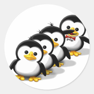 Adesivo Bando de Pinguins