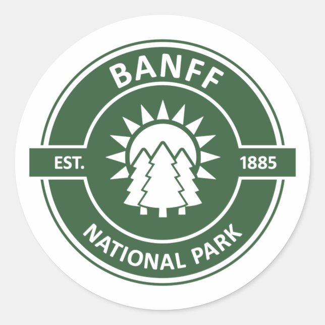 Adesivo Banff National Park (Frente)