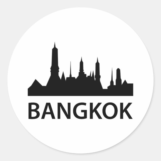 Adesivo Bangkok Skyline (Frente)