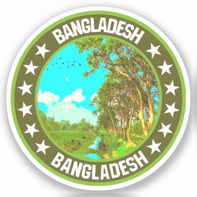 Adesivo Bangladesh (Frente)