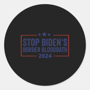 Adesivo Banheira de Biden dizendo homens-bomba mulheres