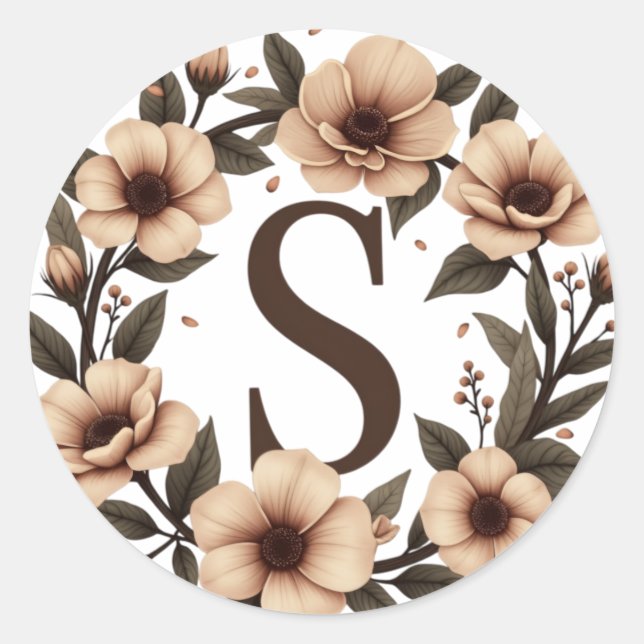 Adesivo Banheira De Café Monograma (Frente)