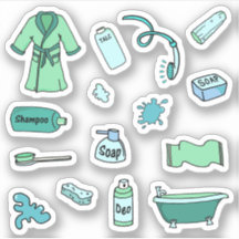 Banheiro Azul e Bela Bonita