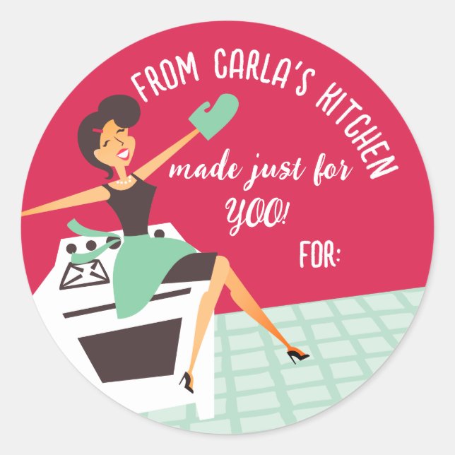 Adesivo Banho de cozinhar de uso doméstico, da cozinha (Frente)