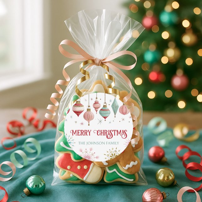 Adesivo Banho de Natal Colorido (Criador carregado)