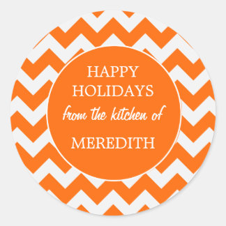 Adesivo Banho de Natal Laranja Da Cozinha