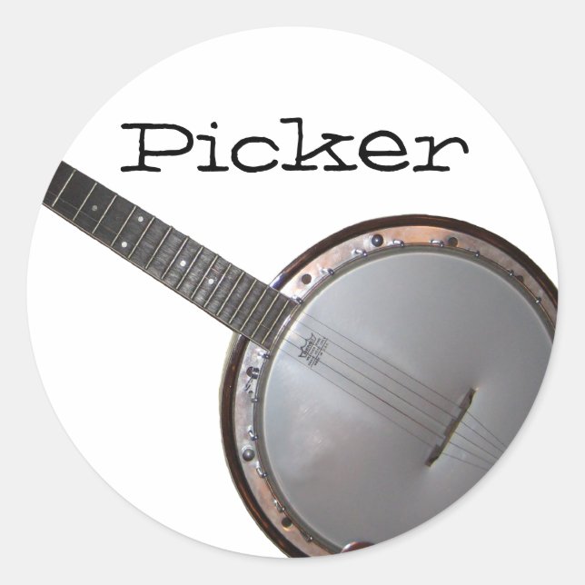 Adesivo Banjo Picker (Frente)
