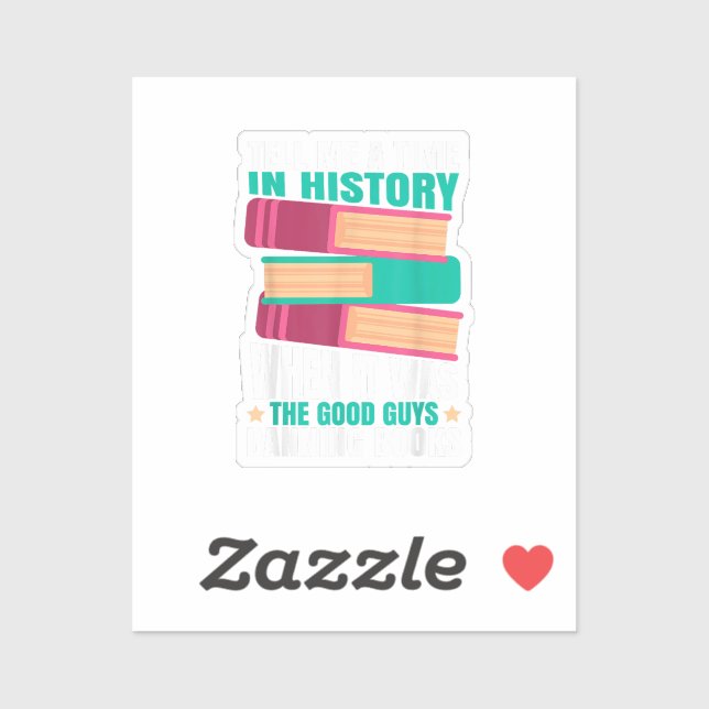 Adesivo Banned Books Quote (Folha)