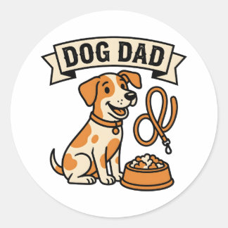 Adesivo Banner Desenho Pai de Cachorro