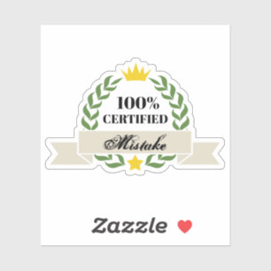 Adesivo Banner Retroativo de Erro Certificado Personalizáv