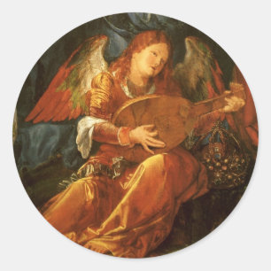 Adesivo Banquete do Anjo Rosa Garlands por Albrecht Durer