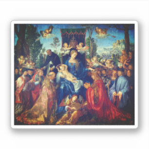 Adesivo Banquete do Rosário - Albrecht Dürer, 1506