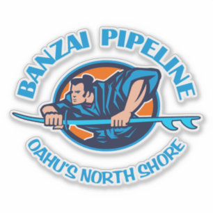 Adesivo Banzai Pipeline (azul)