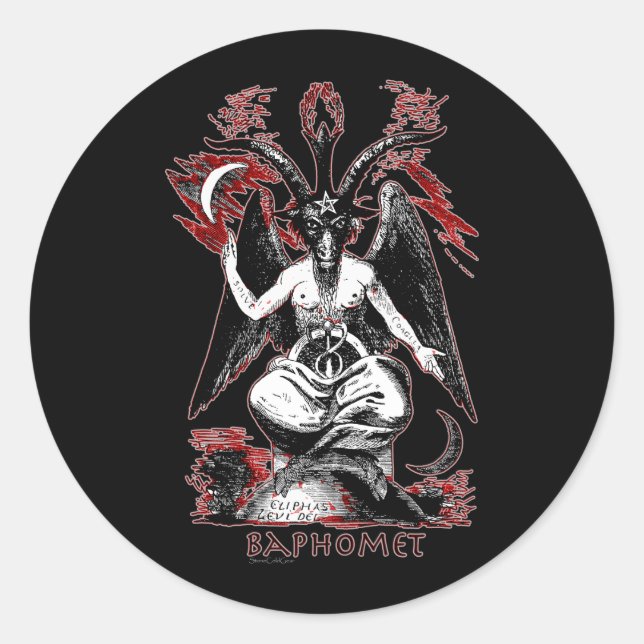 Adesivo Baphomet (Frente)