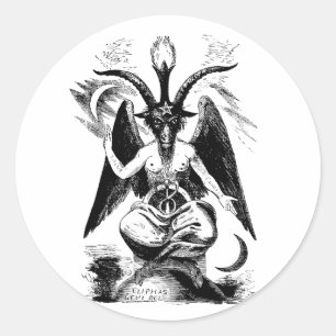 Adesivo Baphomet (preto)