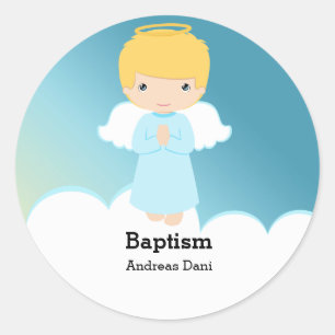 Adesivo Baptism Angel Boy