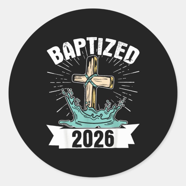 Adesivo Baptized 2026  (Frente)