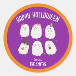 Adesivo Baquetas de halloween da família bonita