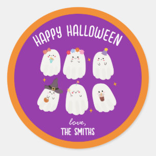 Adesivo Baquetas de halloween da família bonita