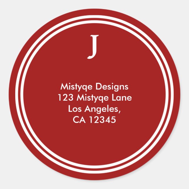 Adesivo Bar brilhante/adesivos Mitzvah Monogramas (Frente)