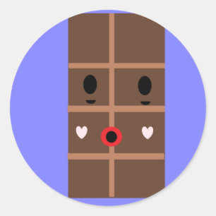 Adesivo bar de chocolate zombie