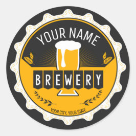 Adesivo Bar de Garrafa de Cerveja de Cerveja Personalizada