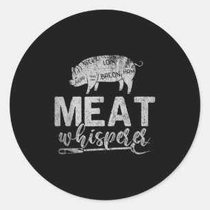 Adesivo Bar Engraçado De Churrasco De Fumar De Carne Suspe