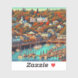 Adesivo Bar Harbour Maine 3 Inch Vinyl Sticker