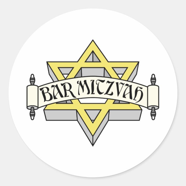 Adesivo Bar Mitzvah (Frente)