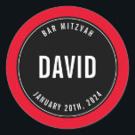 Adesivo BAR MITZVAH - azul-azul-azul-preto simples e simpl<br><div class="desc">por kat massard >> https://linktr.ee/simplysweetpaperie <<<</div>