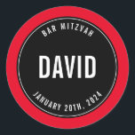 Adesivo BAR MITZVAH - azul-azul-azul-preto simples e simpl<br><div class="desc">por kat massard >> https://linktr.ee/simplysweetpaperie <<<</div>