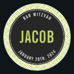 Adesivo BAR MITZVAH — limão preto simples e simples<br><div class="desc">por kat massard >> https://linktr.ee/simplysweetpaperie <<<</div>