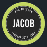 Adesivo BAR MITZVAH — limão preto simples e simples<br><div class="desc">por kat massard >> https://linktr.ee/simplysweetpaperie <<<</div>