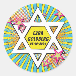 Adesivo Bar Mitzvah Star do História em quadrinhos Comic B