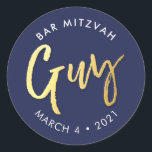 Adesivo BAR PERSONALIZADO Mitzvah marinho moderno   CARA d<br><div class="desc">pelo kat massard >> WWW.SIMPLYSWEETPAPERIE.COM << *** NOTA - O EFEITO DO FOLHO DE OURO SHINY É UMA IMAGEM IMPRESSA *** - - - - - - - - - - - - - - - - - - - - - - - - - - - - - -...</div>
