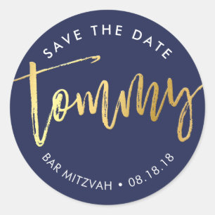 Adesivo BAR PERSONALIZADO Mitzvah para Tommy marinho + our