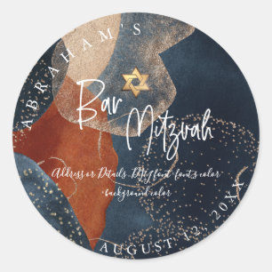 Adesivo Bar PixDezines Mitzvah, H2 Modern Abstrato Classic