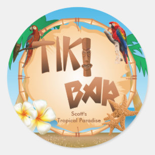 Adesivo Bar Tiki Design
