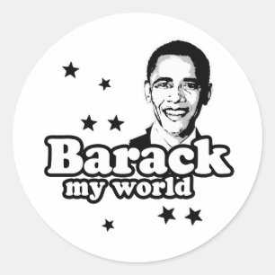 Adesivo Barack meu mundo