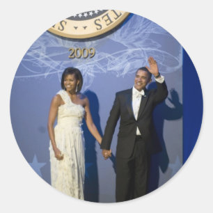 Adesivo Barack & Michele Obama