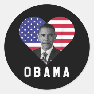 Adesivo Barack Obama 44 dos EUA Presidente I Love Obama