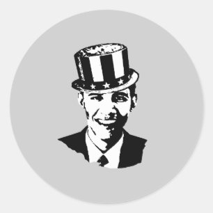 Adesivo Barack Obama como o tio Sam
