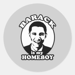 Adesivo Barack Obama é meu ficar em casa