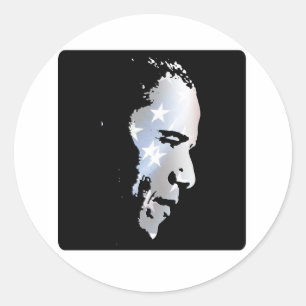 Adesivo Barack Obama Face
