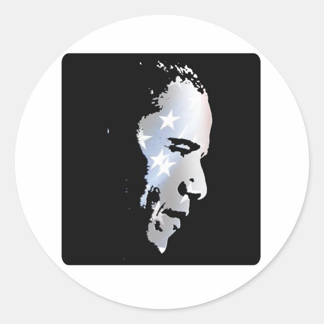 Adesivo Barack Obama Face (Frente)